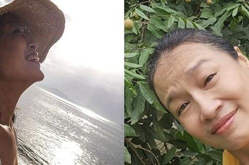 Mặt mộc căng tràn sức sống ở tuổi trung niên của nghệ sĩ Tú Oanh