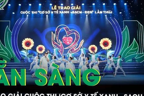 Đếm ngược tới Lễ trao giải 'Cơ sở y tế Xanh - Sạch - Đẹp' lần thứ I: Buổi tổng duyệt rộn ràng và chỉn chu