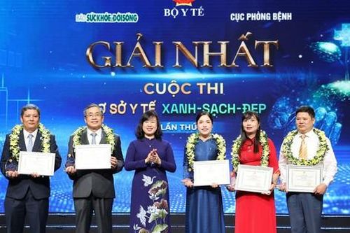 Lễ trao giải Cuộc thi 'Cơ sở y tế Xanh - Sạch - Đẹp' lần thứ I