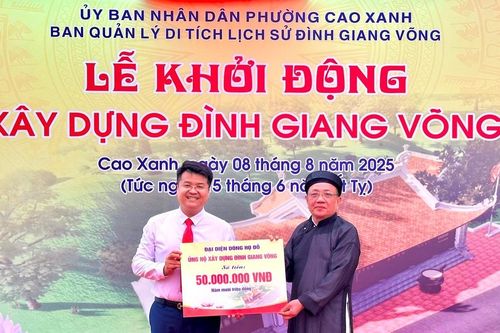 Quảng Ninh: Người dân đóng góp kinh phí tu bổ, tôn tạo di tích lịch sử đình Giang Võng