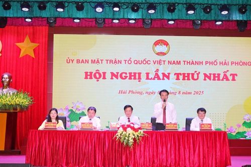 Phấn đấu hoàn thành Đại hội MTTQ Việt Nam TP Hải Phòng trong tháng 11/2025