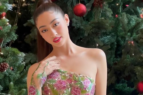 Lối ăn mặc bị chê sến của hoa hậu Lương Thùy Linh