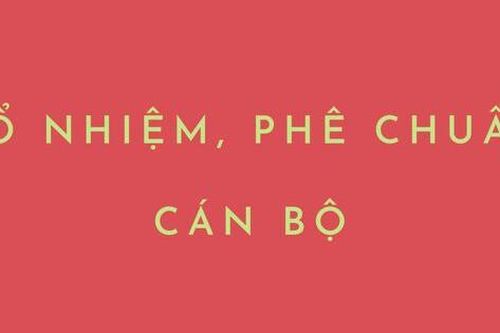 Phê chuẩn kết quả bầu, miễn nhiệm chức vụ Phó Chủ tịch UBND 2 địa phương