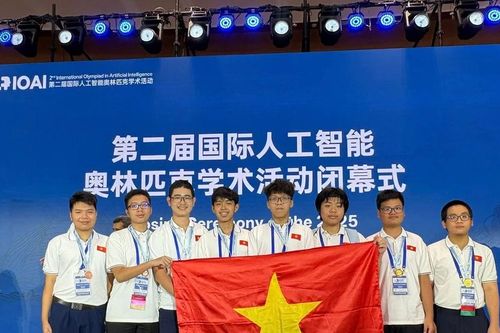 Việt Nam giành 3 Huy chương Vàng Olympic Trí tuệ nhân tạo quốc tế