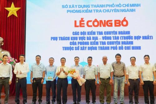 Ra mắt 6 đội kiểm tra chuyên ngành xây dựng, giao thông khu vực Bà Rịa - Vũng Tàu