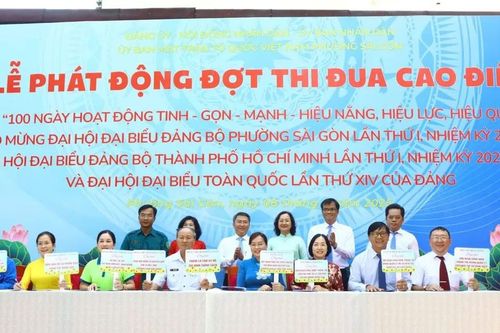 Phường Sài Gòn phát động thi đua chào mừng Đại hội