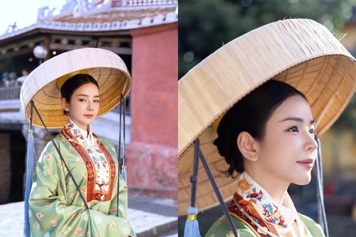 DJ Mie gây thương nhớ với bộ ảnh cổ phục Việt giữa lòng phố cổ Hội An