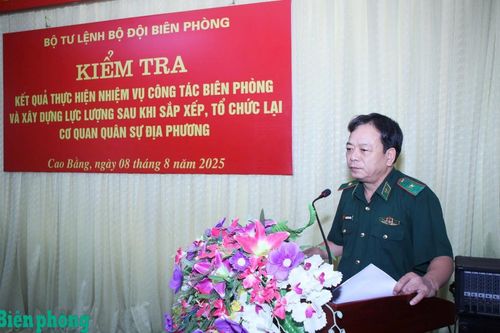 Nắm chắc tình hình địa bàn, giữ vững an ninh chính trị, trật tự an toàn xã hội trên địa bàn biên giới tỉnh Cao Bằng