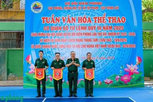 Bế mạc Tuần Văn hóa - Thể thao cơ quan Bộ Tư lệnh BĐBP quý III/2025