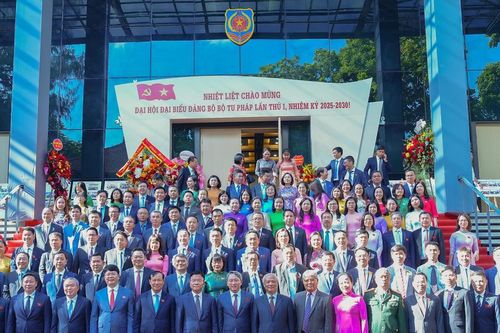 Bế mạc Đại hội đại biểu Đảng bộ Bộ Tư pháp lần thứ I, nhiệm kỳ 2025 - 2030