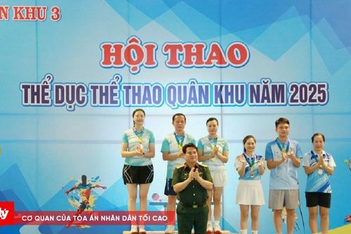 Quân khu 3 trao cúp, 236 huy chương tại hội thao 2025