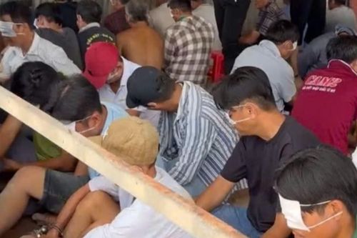 Cảnh sát hình sự đột kích ổ đá gà 'khủng' trong căn nhà do Trần Anh Minh làm chủ