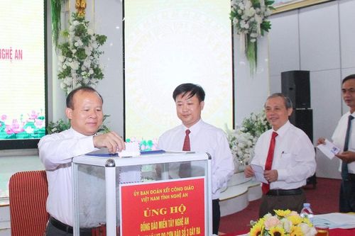 Ủy ban Đoàn kết Công giáo Việt Nam tỉnh Nghệ An nhiệm kỳ 2022 – 2027 tổ chức hội nghị lần thứ VII