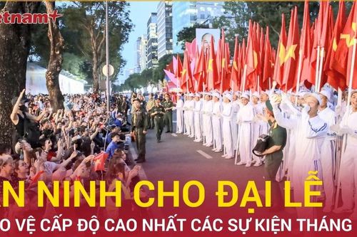 Lực lượng Công an sẵn sàng phương tiện thực hiện nhiệm vụ bảo vệ an ninh đại lễ