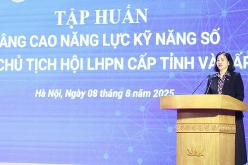 Tập huấn Nâng cao năng lực kỹ năng số cho hơn 3.300 Chủ tịch Hội LHPN cấp tỉnh, cấp xã