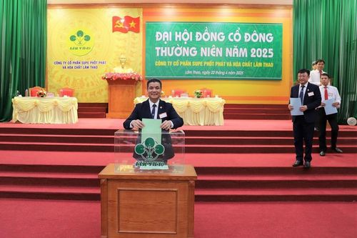 Supe Lâm Thao: Tăng trưởng ổn định, chia cổ tức 12%
