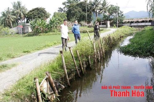 Kênh mương ở xã Điền Lư xuống cấp nghiêm trọng