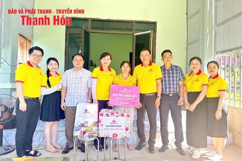 Tập đoàn Đại Dũng hỗ trợ xây dựng 10 nhà Đại đoàn kết giúp hộ nghèo an cư