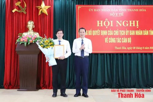 Công bố Quyết định bổ nhiệm Giám đốc Sở Y tế Thanh Hóa