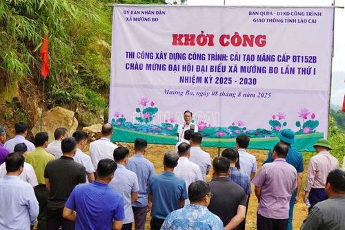 Xã Mường Bo khởi công Công trình chào mừng Đại hội Đảng bộ xã lần thứ I