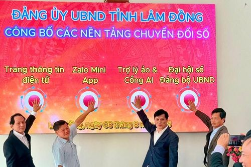 Đảng ủy UBND tỉnh Lâm Đồng ra mắt hệ sinh thái chuyển đổi số