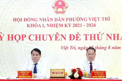 Kỳ họp chuyên đề thứ Nhất, Hội đồng nhân dân phường Việt Trì khóa I, nhiệm kỳ 2021-2026