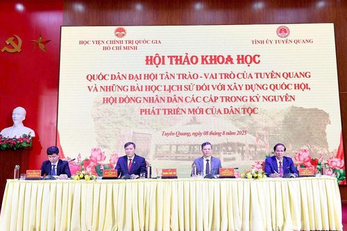 Hội thảo khoa học Quốc dân Đại hội Tân Trào – Vai trò của Tuyên Quang và những bài học lịch sử
