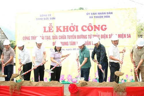 Xã Thuận Hòa khởi công công trình 20 tỷ đồng chào mừng Đại hội Đảng các cấp