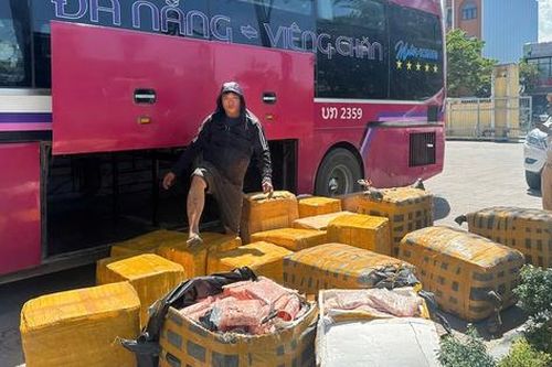 Gần 1 tấn sụn chân gà bốc mùi bị thu giữ ở Huế