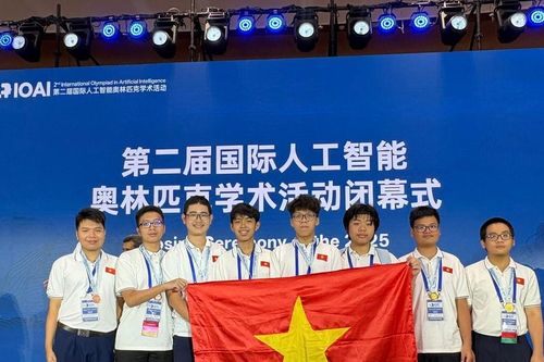 Việt Nam đoạt 3 Huy chương Vàng tại Olympic Trí tuệ nhân tạo quốc tế (IOAI) năm 2025