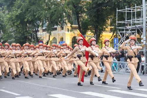 245 xe chuyên dụng của Công an Hà Nội diễu hành tại Ngày hội Vì Thủ đô bình yên