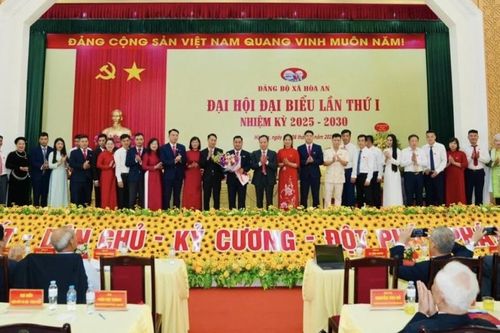 Đại hội đại biểu Đảng bộ xã Hòa An lần thứ I, nhiệm kỳ 2025 - 2030.