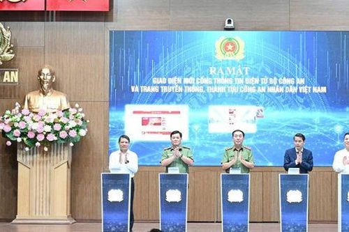 Ra mắt giao diện mới của Cổng Thông tin Bộ Công an