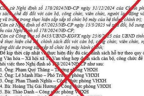Sự thật về tờ trình cho thôi việc 9 cán bộ xã ở Lào Cai