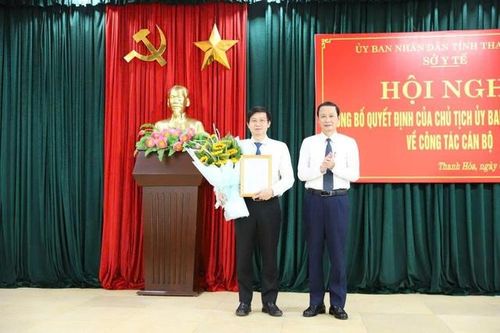 Sở Y tế Thanh Hóa có tân Giám đốc