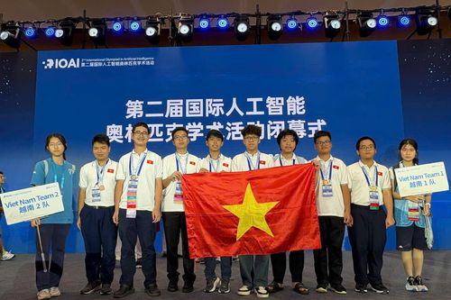 Việt Nam giành 3 Huy chương Vàng Olympic Trí tuệ nhân tạo quốc tế