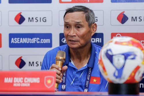 HLV Mai Đức Chung: 'Tuyển Việt Nam phải thắng Thái Lan để giành ngôi nhất bảng'