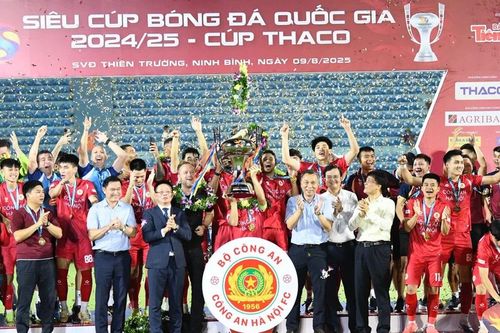 Câu lạc bộ Công an Hà Nội lần đầu vô địch Siêu Cúp Quốc gia