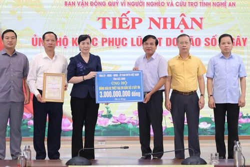 Bắc Ninh hỗ trợ 9 tỷ đồng tặng 3 tỉnh bị bão lũ