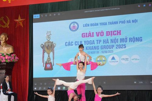 Hơn 200 VĐV tham dự Giải vô địch các CLB Yoga TP Hà Nội Mở rộng 2025