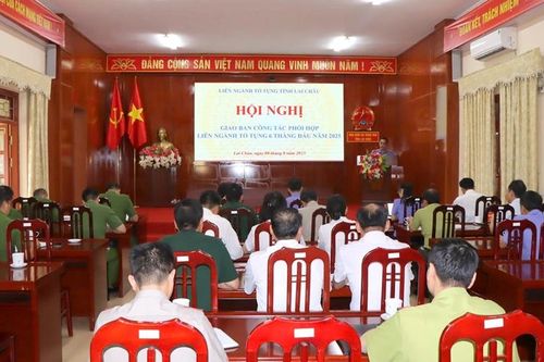 Giao ban liên ngành tố tụng tỉnh Lai Châu 6 tháng đầu năm 2025