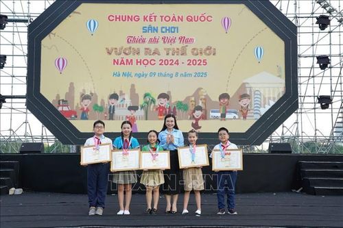 Trên 31.500 thiếu nhi tham gia sân chơi 'Thiếu nhi Việt Nam - Vươn ra thế giới'