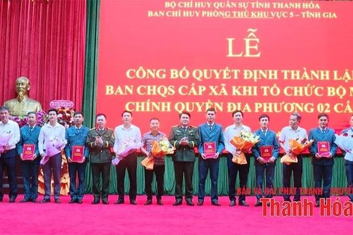 Ban chỉ huy quân sự cấp xã sẽ được bổ sung 1 trợ lý