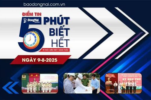 Điểm tin '5 phút biết hết' sáng 9-8: Việc tháo dỡ, di dời công trình tại Khu công nghiệp Biên Hòa 1 vẫn còn chậm