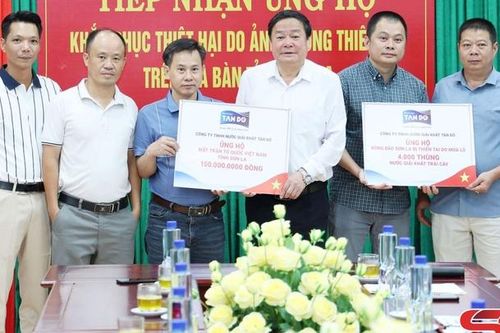Tiếp nhận ủng hộ khắc phục thiệt hại do ảnh hưởng của thiên tai