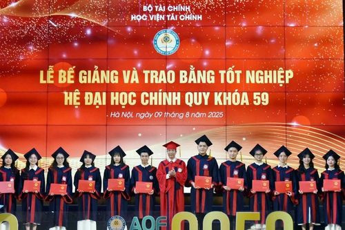 Gần 73% sinh viên Học viện Tài chính tốt nghiệp loại giỏi và xuất sắc
