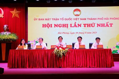 Hải Phòng phấn đấu hoàn thành Đại hội MTTQ Việt Nam thành phố trước tháng 11