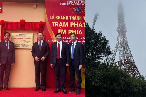 Đài VOV khánh thành trạm phát sóng FM Phia Oắc – 'Cột mốc mềm' ở biên giới