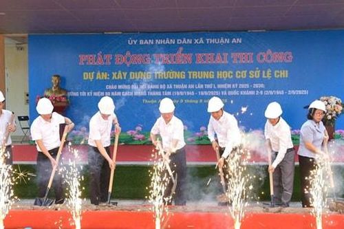 Thuận An khởi công nhiều công trình chào mừng Đại hội Đảng các cấp