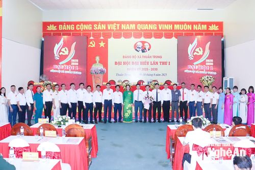 Đảng bộ xã Thuần Trung tổ chức Đại hội lần thứ nhất, nhiệm kỳ 2025 - 2030